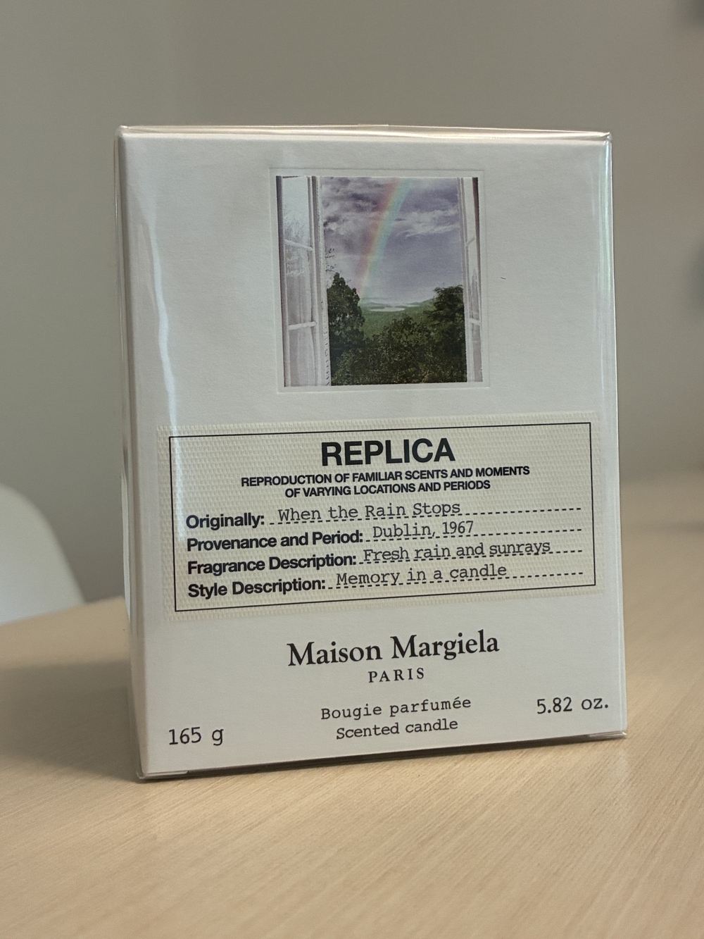 Maison Margiela Replica "When the Rain Stops" Candle - White